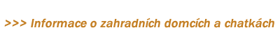 Zahradní domky a chaty
